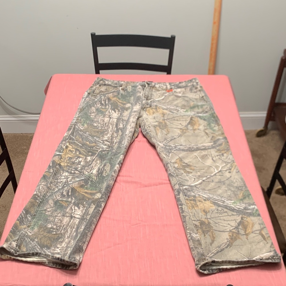Realtree Camouflage Men's Pants - Green and Brown